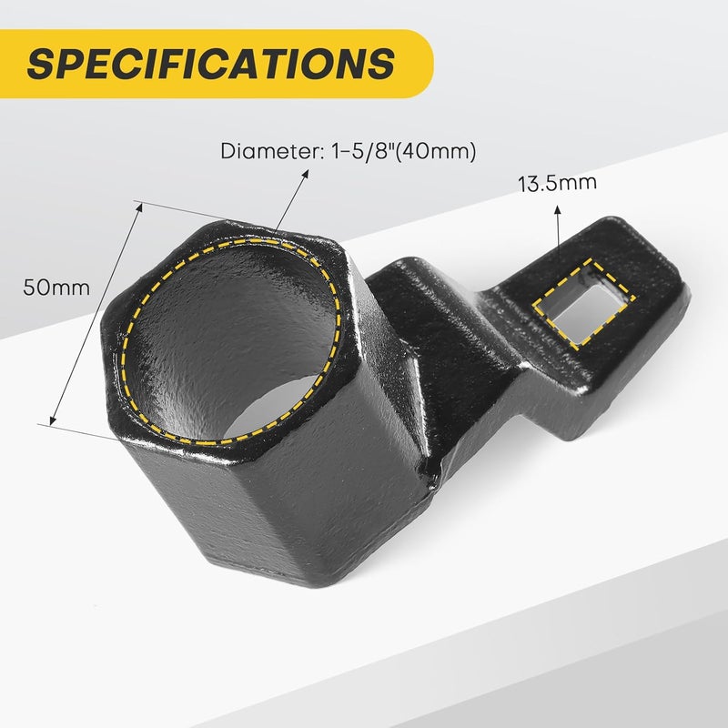 Acymner 50mm Crank Pulley Wrench Holder Tool | Harmonic Damper Pulley Removal Tool Compatible with Honda and Acura Engines Durable and Easy-to-Use Harmonic Damper Pulley Removal Tool - Image 2